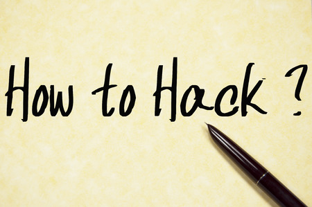 how to hack question write on paperの写真素材