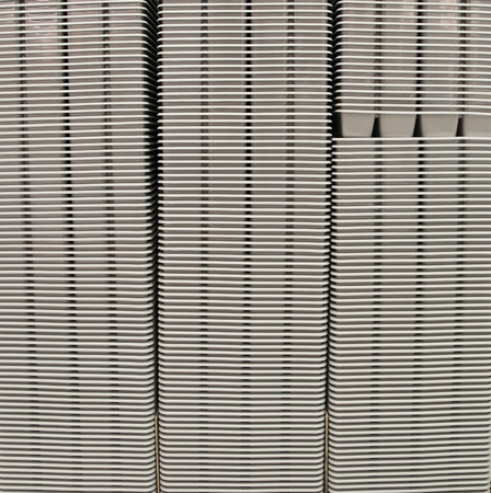 stack empty basket in Storeの写真素材