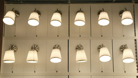 wall lamp shopのeditorial素材