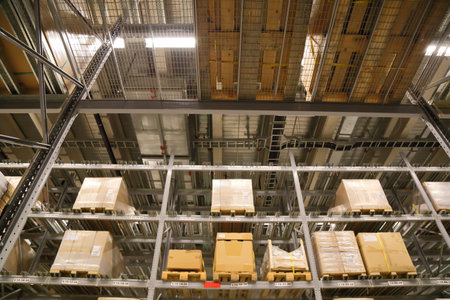 SHANGHAI-JULY 2015, 9 Baoshan District Shanghai IKEA store logistic warehouse