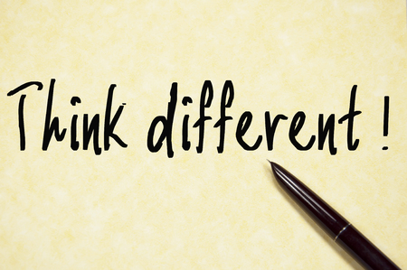 think different signの写真素材