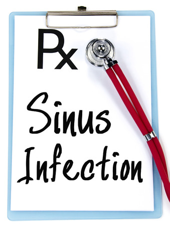 sinus infection signの写真素材