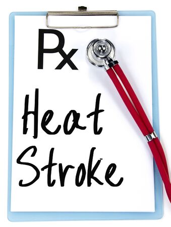 heat stroke signの写真素材