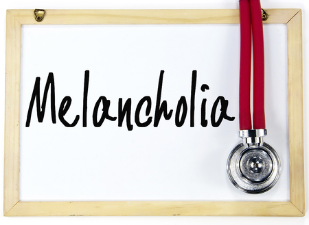 melancholia signの写真素材