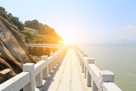 beach stone bridgeのeditorial素材