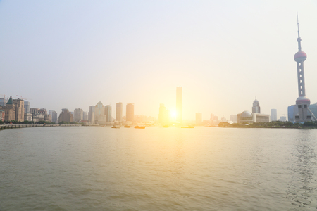 shanghai cityscapeのeditorial素材