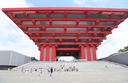 Shanghai Expo China Pavilionのeditorial素材