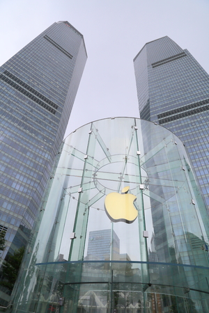apple store in shanghaiのeditorial素材