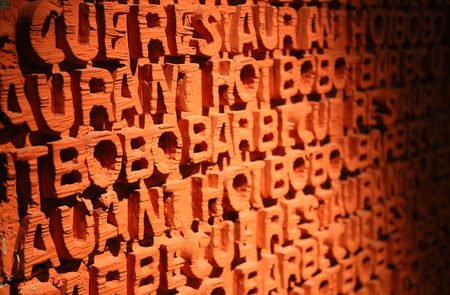 Alphabet wallのeditorial素材