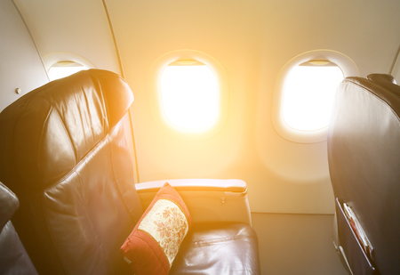 airplane First-class cabinのeditorial素材