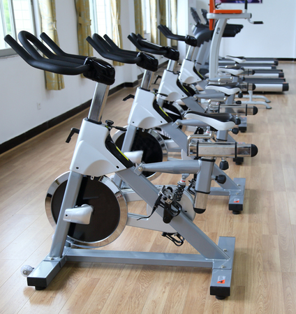 gym bikeの写真素材