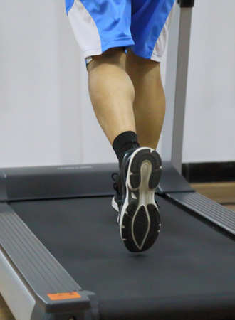 treadmill workoutの写真素材