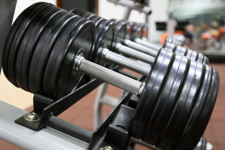 Gym Dumbbellsの写真素材