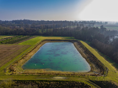 Reservoir Hothfield, Kentの写真素材