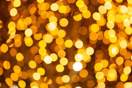 Night Bokeh. Beautiful background. Magic Light bulbs Glowの写真素材