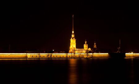 The Peter and Paul cathedral in St.Petersburg, Russia. の写真素材
