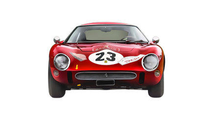 Illustration of an isolated Ferrari 250GTO. High qualityのeditorial素材
