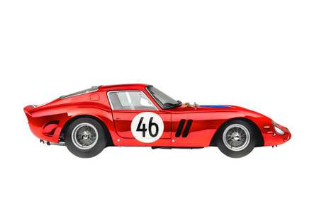 Illustration of an isolated Ferrari 250GTO. High qualityのeditorial素材