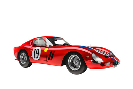 Illustration of an isolated Ferrari 250GTO. High qualityのeditorial素材