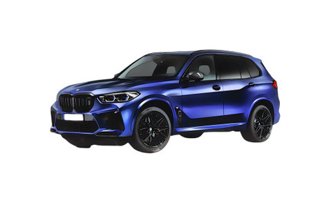 Illustration of an isolated BMW X5. High qualityのeditorial素材