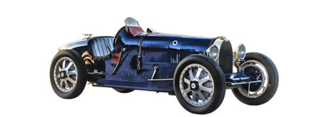 Illustation of an isolated Bugatti Type 35. High quality illustrationのeditorial素材