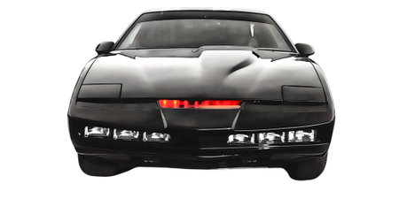 Illustration of Knight Rider Pontiac Firebird. High quality illustrationのeditorial素材