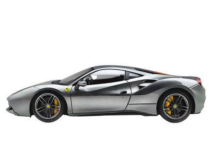 Illustration of an isolated Ferrari 458. High qualityのeditorial素材