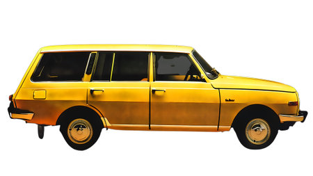 Illustration of an isolated Renault Gordini. High quality illustrationのeditorial素材
