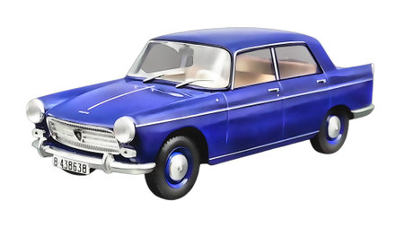Illustration of an isolated Peugeot 404. High quality illustrationのeditorial素材