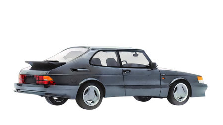 Illustration of an isolated Saab 900. High quality illustrationのeditorial素材