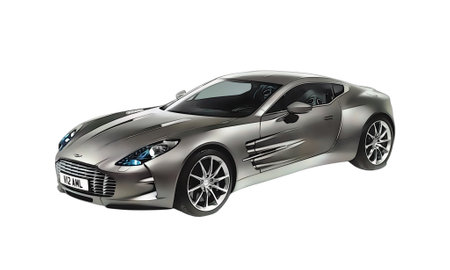 Illustration of an isolated aston martin dbs. High quality illustrationのeditorial素材
