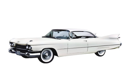 Illustration of an isolated Chevrolet Bel air . High quality illustrationのeditorial素材