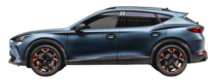 Illustration of an isolated Cupra formentor. High quality illustrationの写真素材