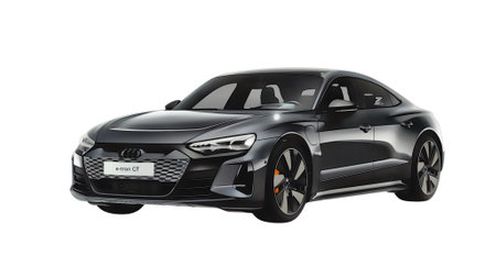 Illustration of an isolated Audi E-Tron GT. High quality illustrationのeditorial素材