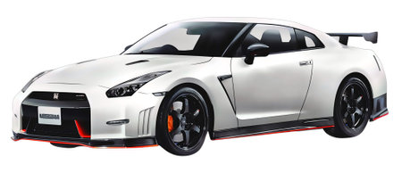 Illustration of an isolated nissan gtr. High quality illustrationのeditorial素材