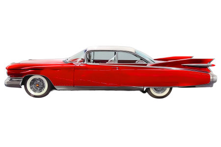 Illustration of an isolated Chevrolet Bel air . High quality illustrationのeditorial素材