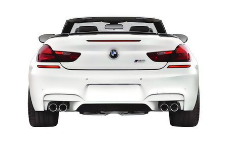 Illustration of an isolated bmw 6 series. High quality illustrationのeditorial素材