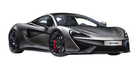 Illustration of an isolated mclaren F1. High quality illustrationのeditorial素材