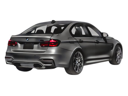 Illustration of an isolated bmw m3. High quality illustrationのeditorial素材