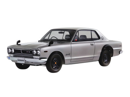 Illustration of an isolated nissan gtr. High quality illustrationのeditorial素材