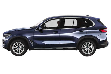 Illustration of an isolated BMW X5. High qualityのeditorial素材