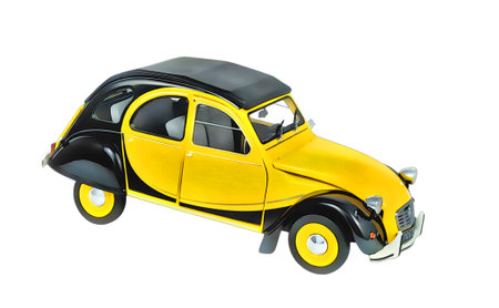 Illustration of an isolated Citroen 2 Cv. High quality illustrationのeditorial素材