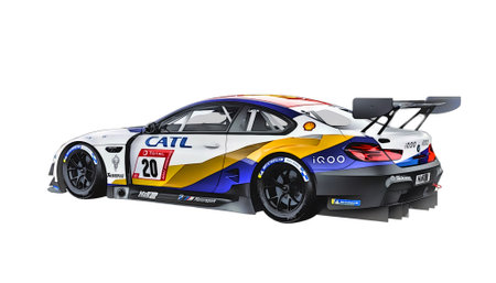 Illustration of an isolated bmw 6 series. High quality illustrationのeditorial素材