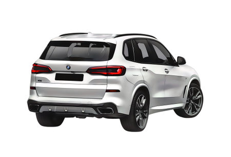 Illustration of an isolated BMW X5. High qualityのeditorial素材