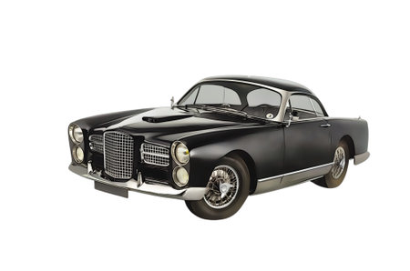 Illustration of an isolated Facel Vega. High quality illustrationのeditorial素材