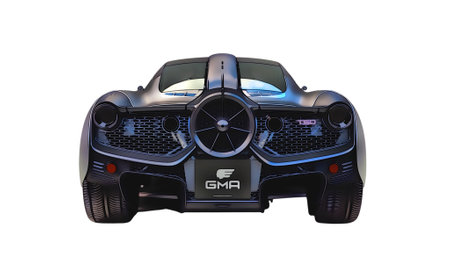 Illustration of an isolated Koenigsegg. High quality illustrationのeditorial素材