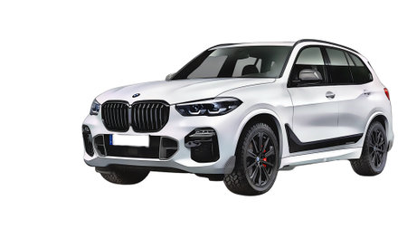 Illustration of an isolated BMW X5. High qualityのeditorial素材