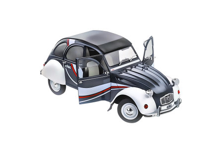 Illustration of an isolated Citroen 2CV. High qualityのeditorial素材
