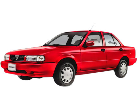 Illustration of an isolated Nissan Tsuru. High quality illustrationのeditorial素材