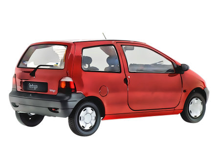 Illustration of an isolated Renault Twingo. High quality illustrationのeditorial素材